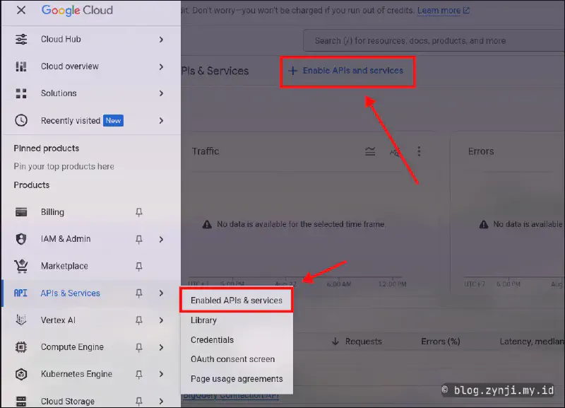 How to enable Web Search Indexing API