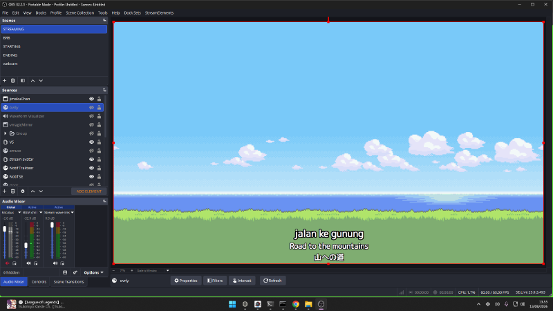 Final preview: subtitles visible over gameplay